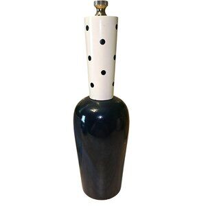 William Bounds, Ltd. Hard Wood Hand Carved Adj Grinding Size Pepper Mill